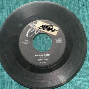 🟢 3 for $15 - BOBBY DAY 45 rpm “Rockin Robin” and “Over and Over”